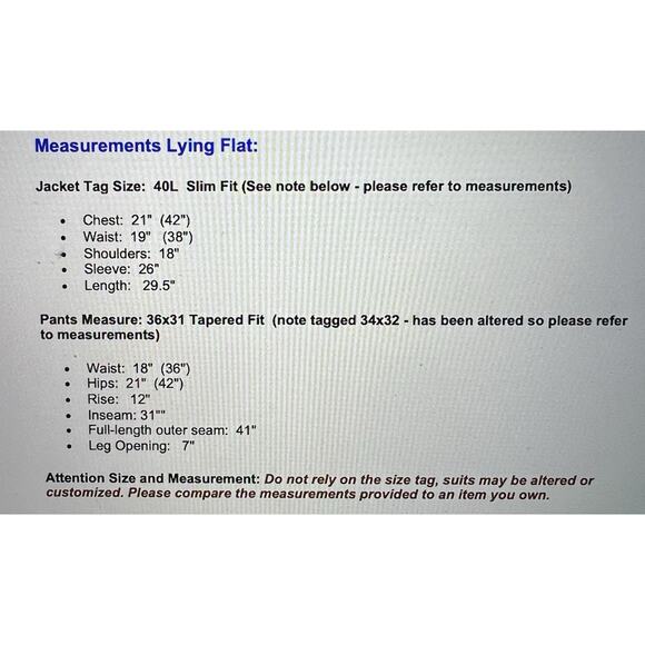 Banana Republic 40L 36x31 Slim Fit Blue Denim Look Unstructured Performance - Picture 3 of 16